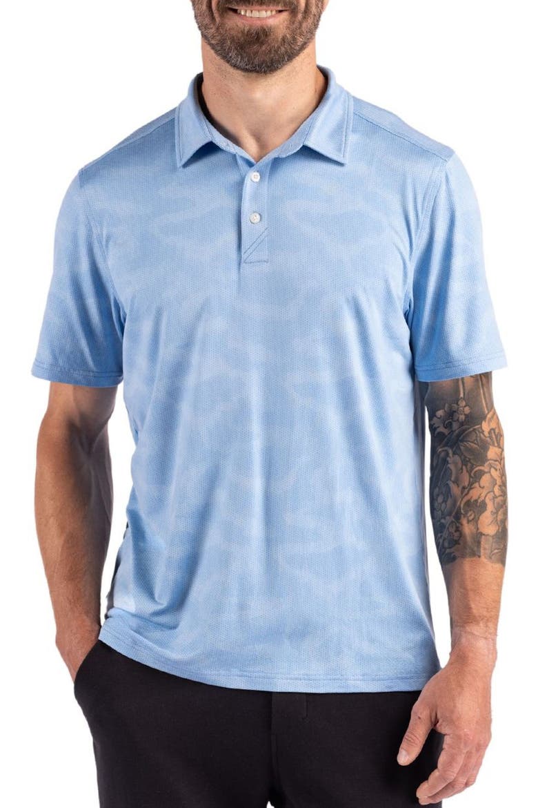 Epic Comfort Camo Regular Fit Polo, Main, color, ATLAS