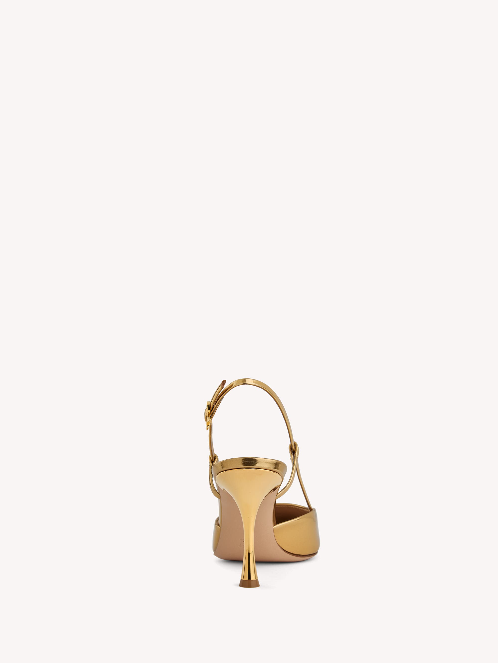 Gianvito Rossi Ascent Slingback, Alternate, color, Metallic Gold Calf