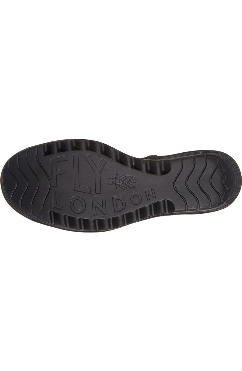 Fly London 'Yaz' Wedge Pump, Alternate, color, Black Mousse