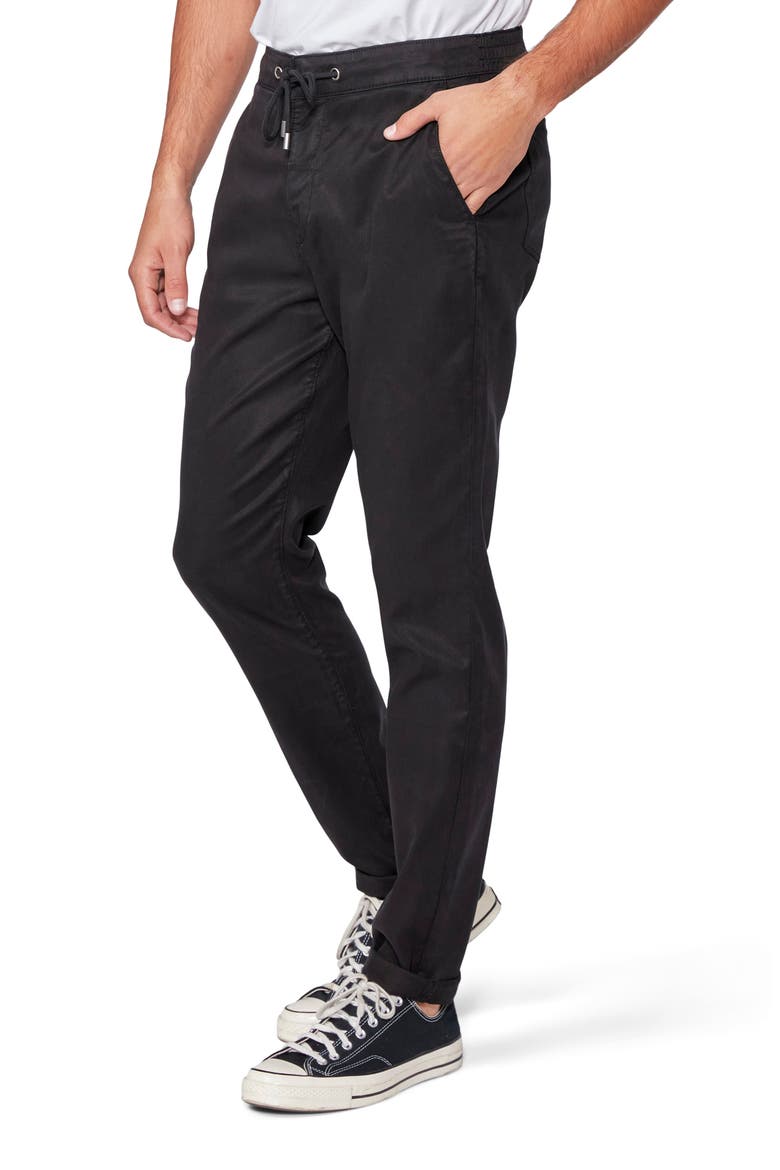 Fraser Brushed Twill Pants, Alternate, color, BLACK