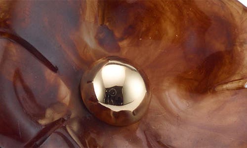 Lelet Ny Medium Eden Resin Cuff Ponytail Holder In Brown