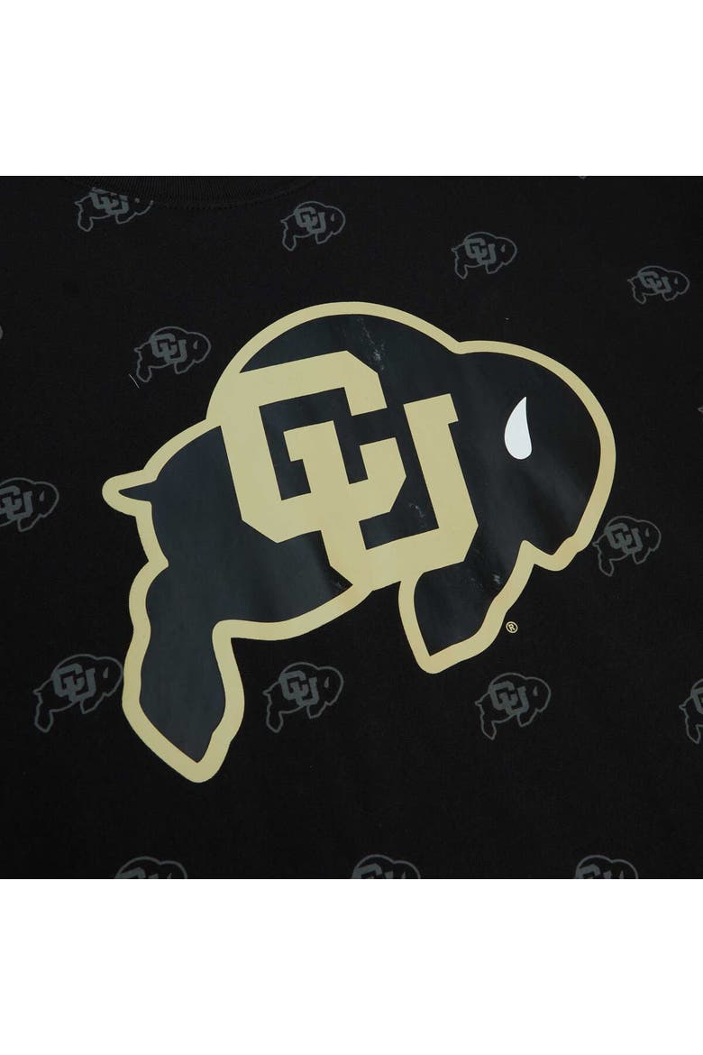 Men's Mitchell & Ness  Black Colorado Buffaloes Allover Print T-Shirt, Alternate, color, Black