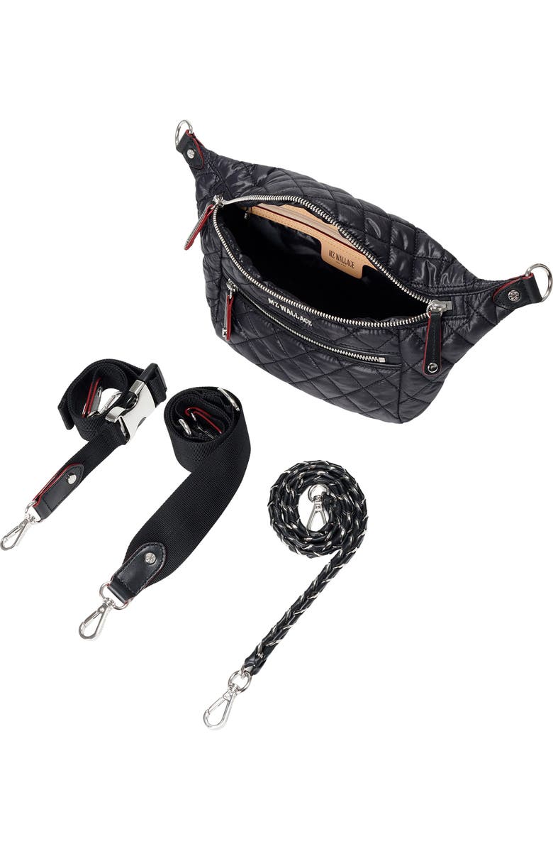 MZ Wallace Crosby Quilted Nylon Convertible Sling Bag, Alternate, color,