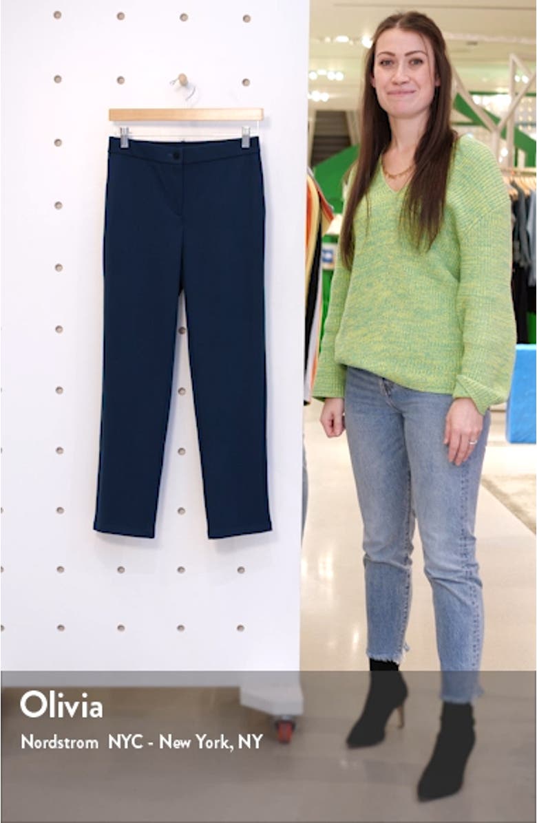 Slouchy Tencel<sup>®</sup> Lyocell Blend Ankle Pants, sales video thumbnail