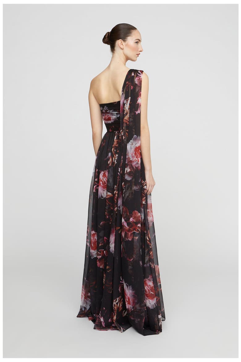 Lina Chiffon Gown, Alternate, color, Night Lotus