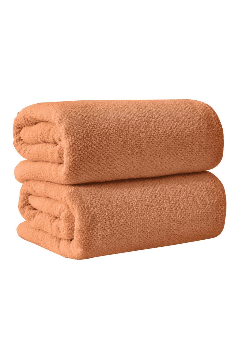 Cotton 2-Pack Oversized Bath Sheet Set, Main, color, CLAY