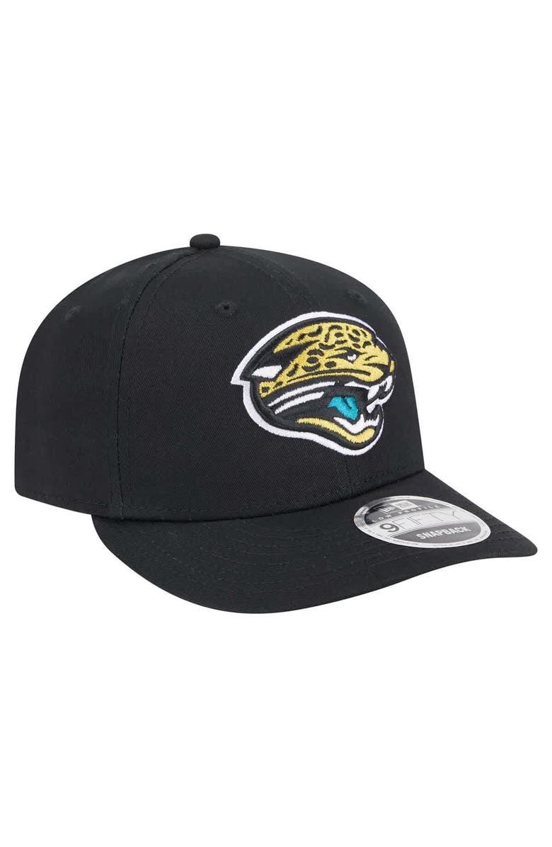 New Era Men's New Era Black Jacksonville Jaguars Main Low Profile 9FIFTY Snapback Hat, Alternate, color, 