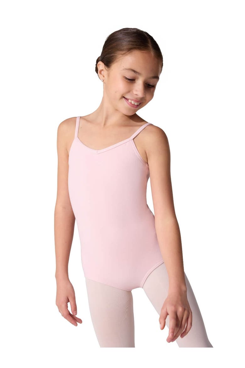 V-Neck Camisole Leotard, Alternate, color, light/pastel pink