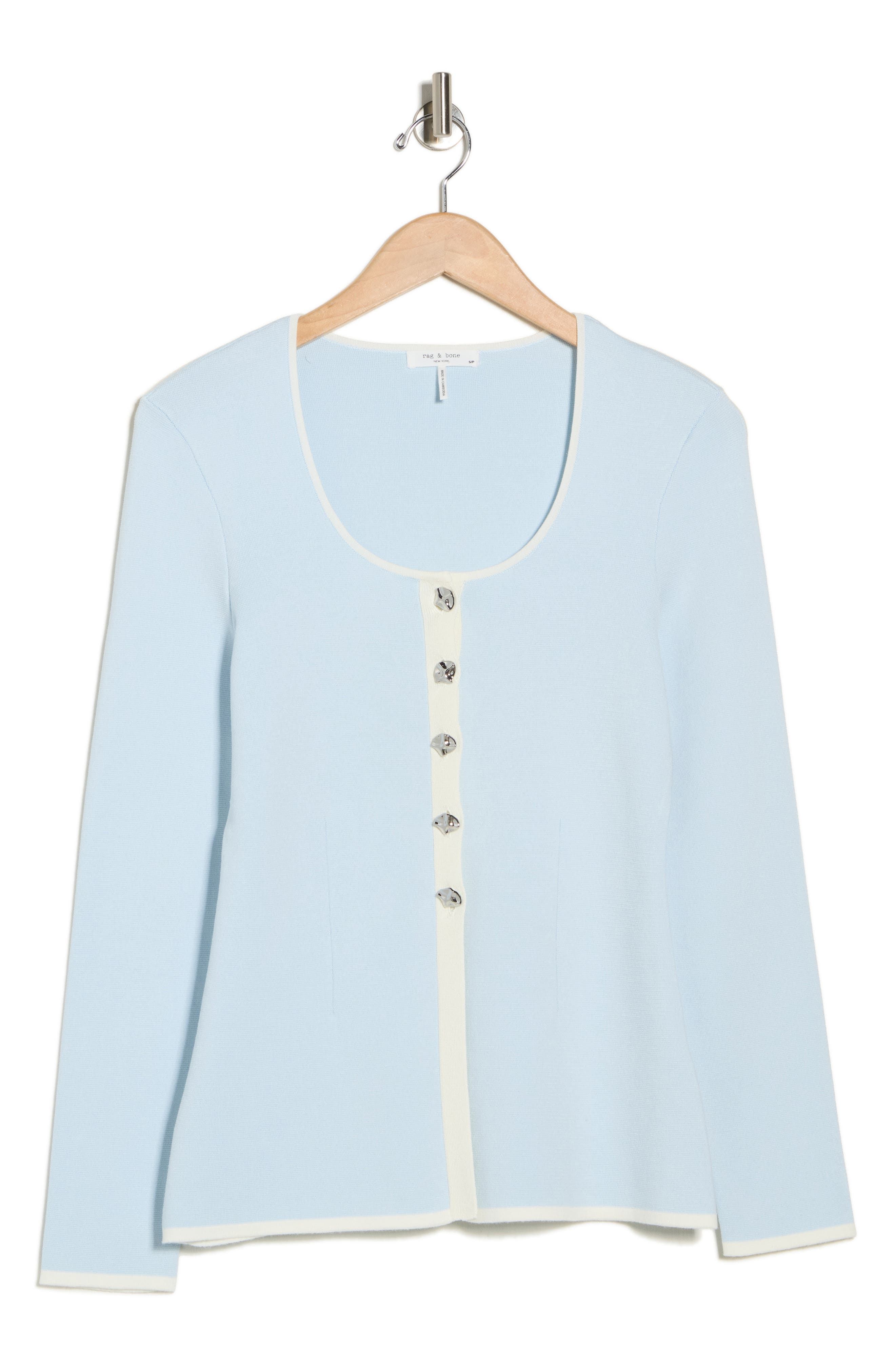 rag & bone Ema Scoop Neck Cardigan