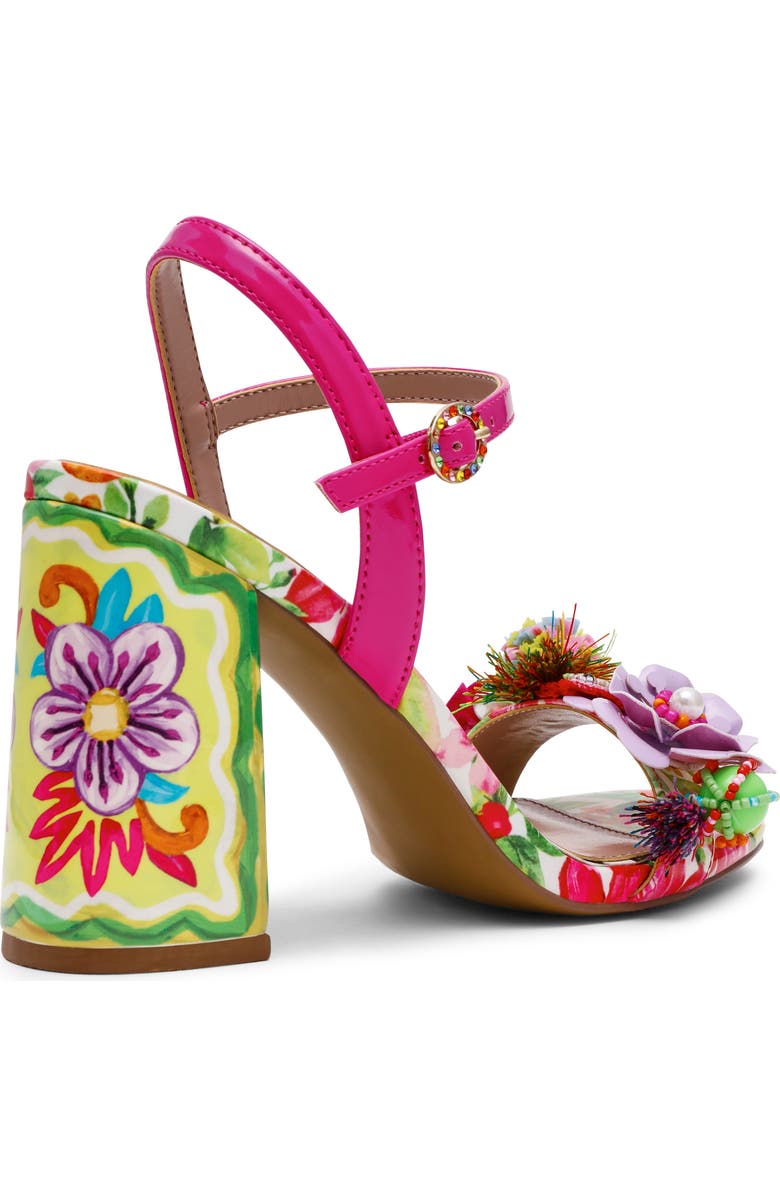 Betsey Johnson Masen Ankle Strap Sandal, Alternate, color, Bright Multi