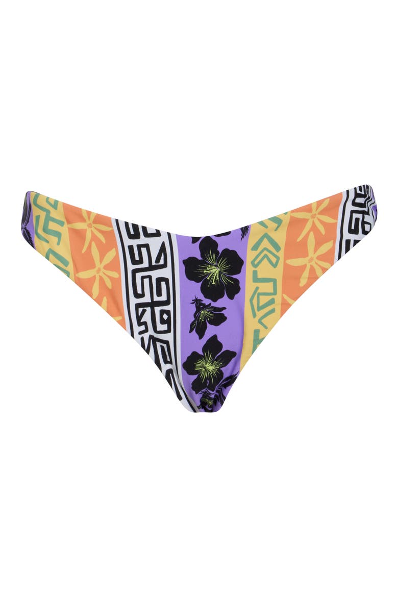 Bring it on V-Cut Bikini Bottoms, Alternate, color, PURPLE MULTI