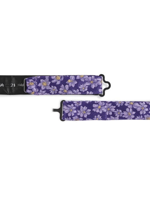 Synrgy By Dxl Big & Tall Flowers In Bloom Bow Tie In Purple