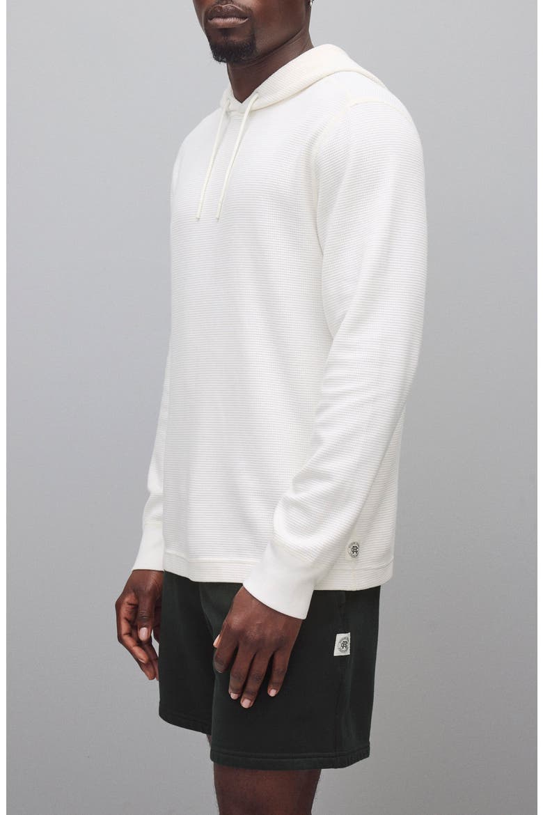 Lightweight Waffle Stitch Hoodie, Alternate, color, CHAMPIONSHIP WHITE