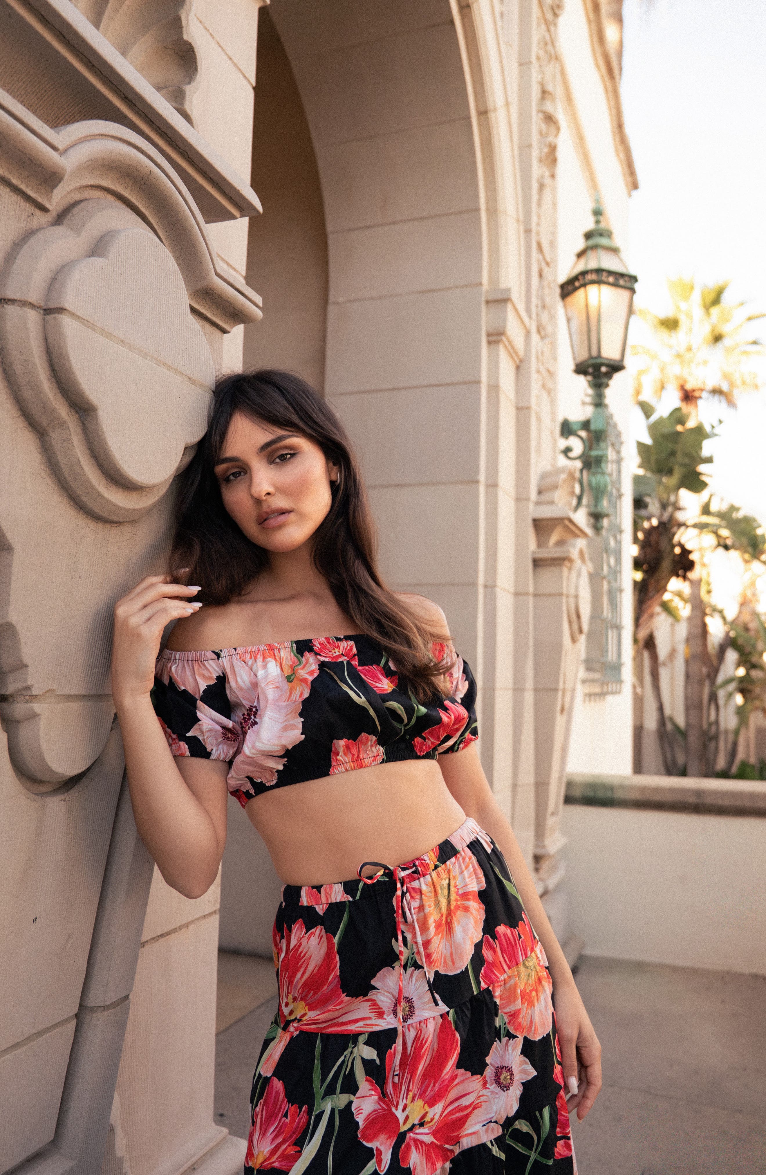 Marigold Tiered Midi Skirt - image 2