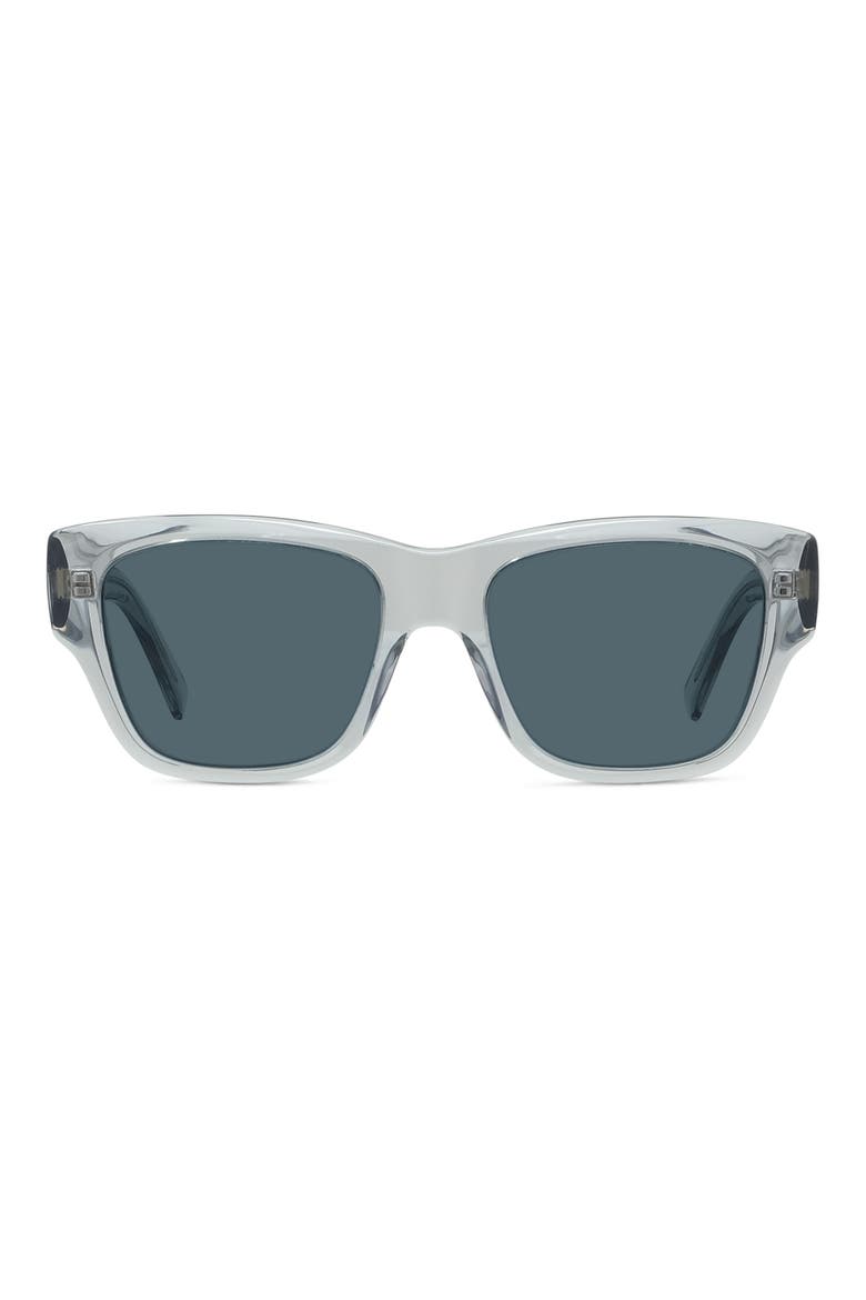 City 53mm Geometric Sunglasses, Main, color, GREY/ OTHER / BLUE