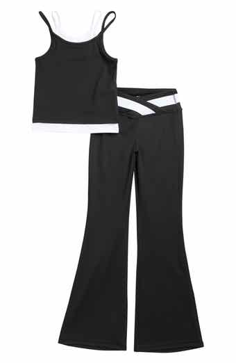 YOGALICIOUS Kids' LunaTex Tank & Flared Leg Pants Set