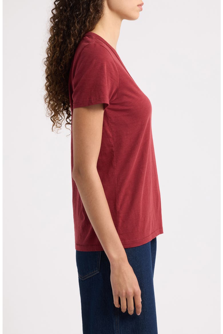 The Slub V-Neck T-Shirt, Alternate, color, PMGT