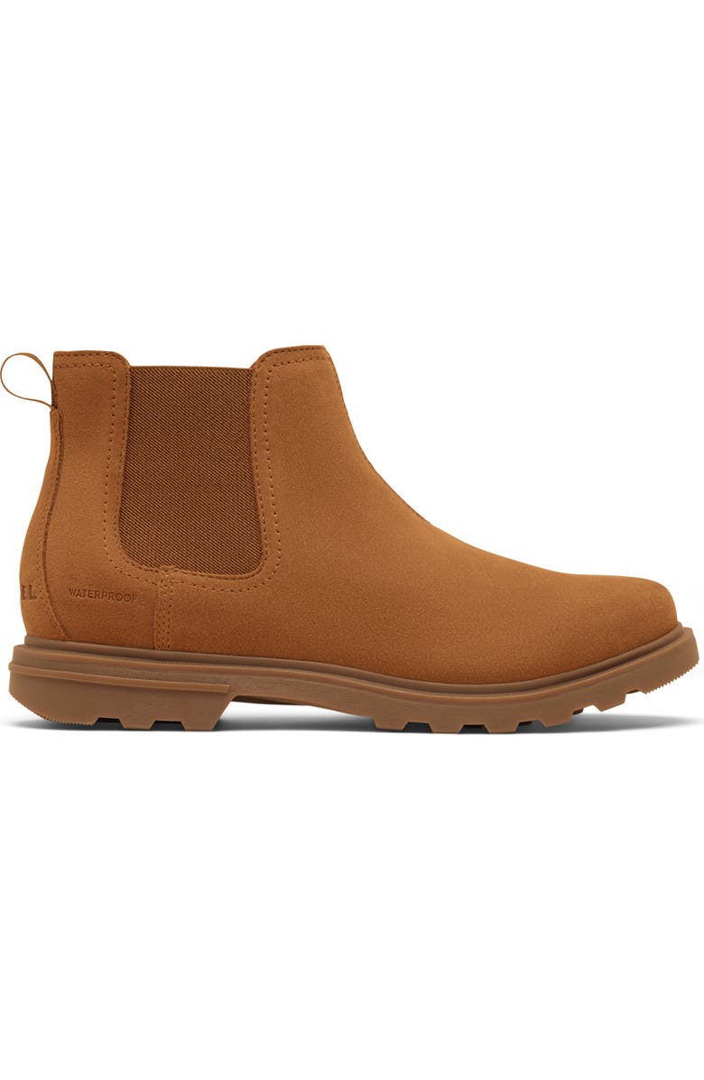 SOREL Cyprus<sup
™</sup
Waterproof Chelsea Boot, Alternate, color, Velvet Tan/ Gum