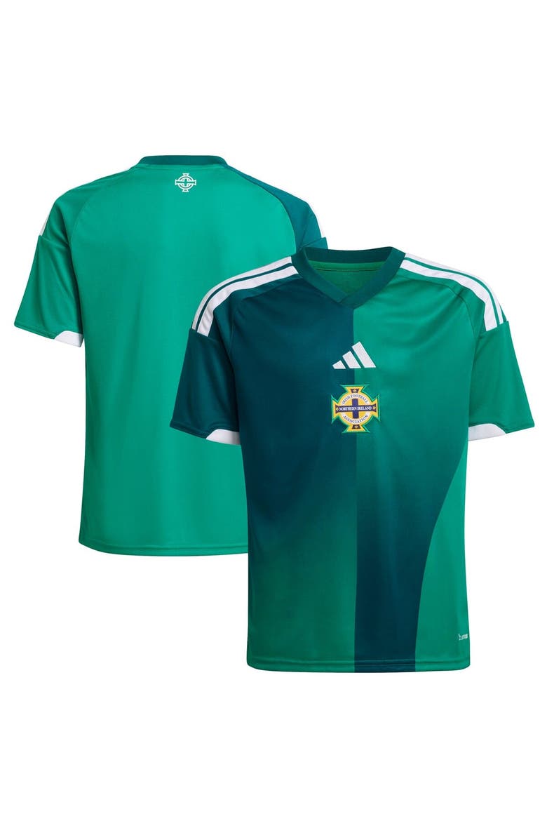 Youth adidas  Green Northern Ireland National Team FIFA x World Cup 2026 Home Replica Jersey, Main, color, Green