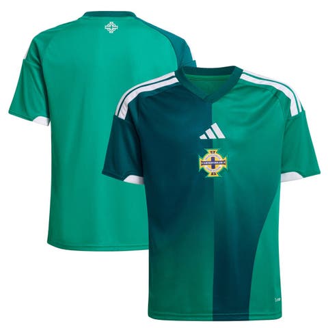 Youth adidas  Green Northern Ireland National Team FIFA x World Cup 2026 Home Replica Jersey