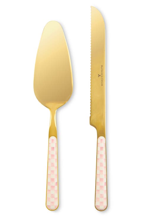 Rosy Check Bistro 2-Piece Cake Serving Set