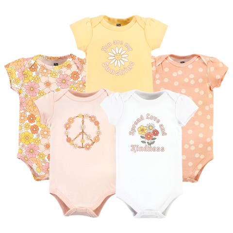 Cotton Bodysuits 5-Pack (Baby)