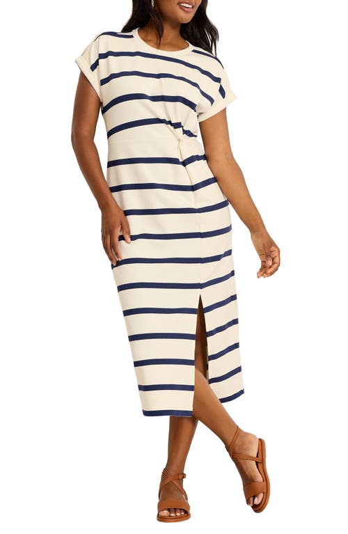 Tommy Bahama Agua Twisted Midi Dress In White