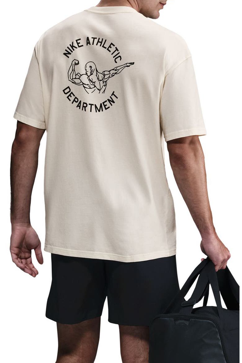Max90 Gym Cult Graphic T-Shirt, Alternate, color, PALE IVORY