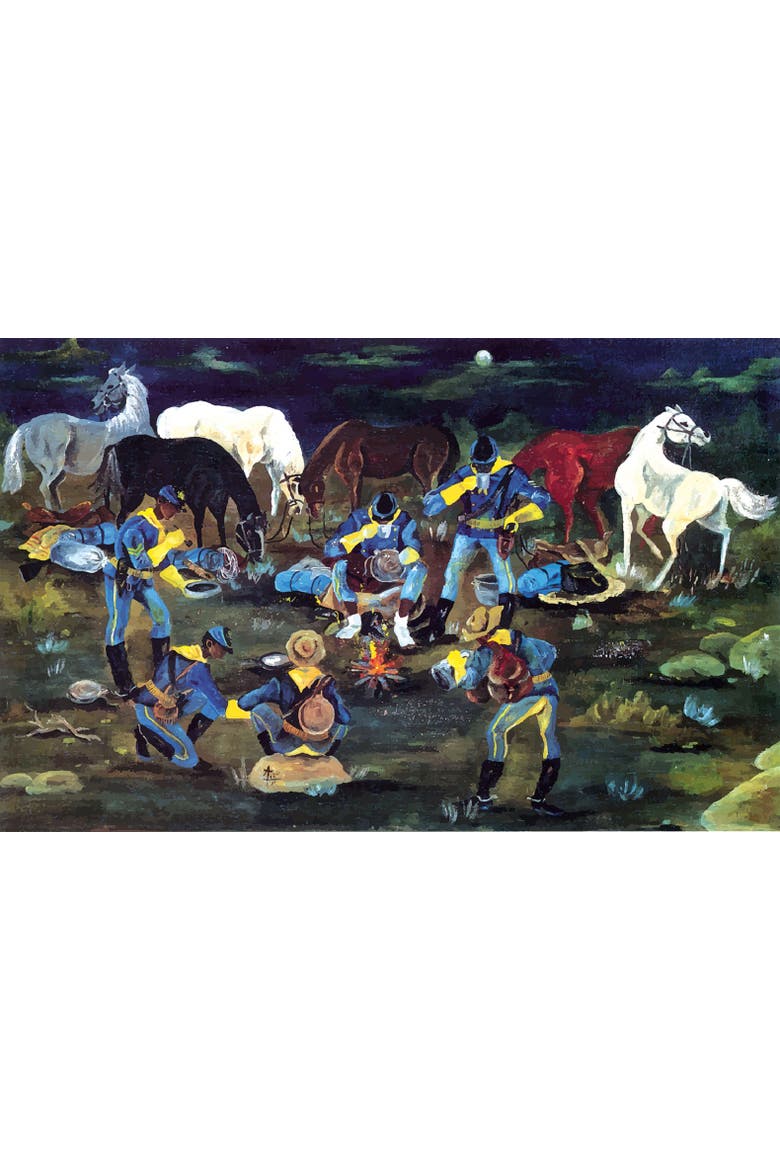 At Ease Buffalo Soldiers 550 piece Jigsaw Puzzle for Adults, Alternate, color, Multicolor