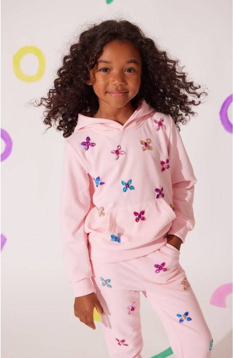 Lola + The Boys Butterfly Gem Set, Alternate, color, Pink