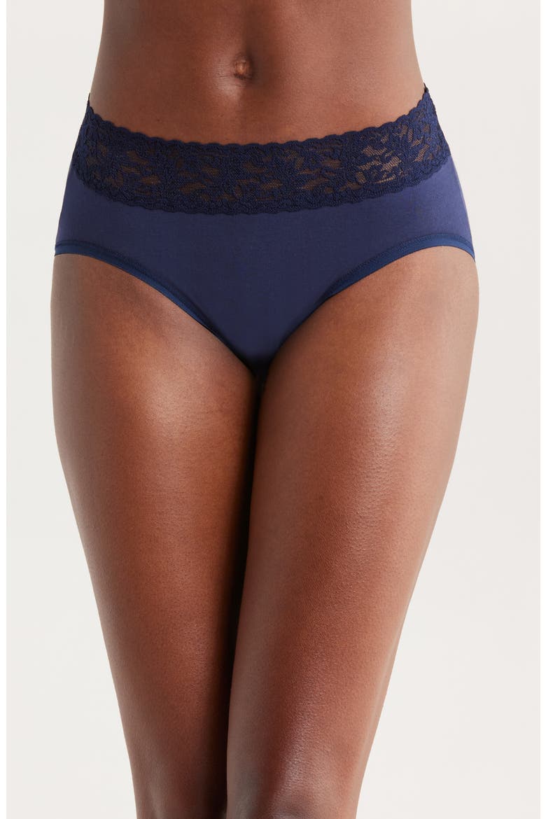 Cotton French Briefs, Main, color, NAVY