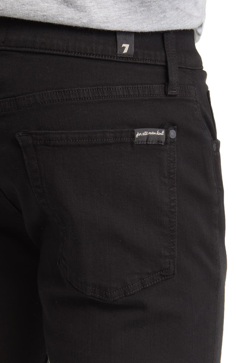 7 For All Mankind Slimmy Slim Fit Jeans, Alternate, color, Black
