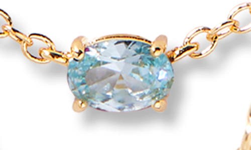Brook & York Brook And York Willow Birthstone Layering Set In Gold March