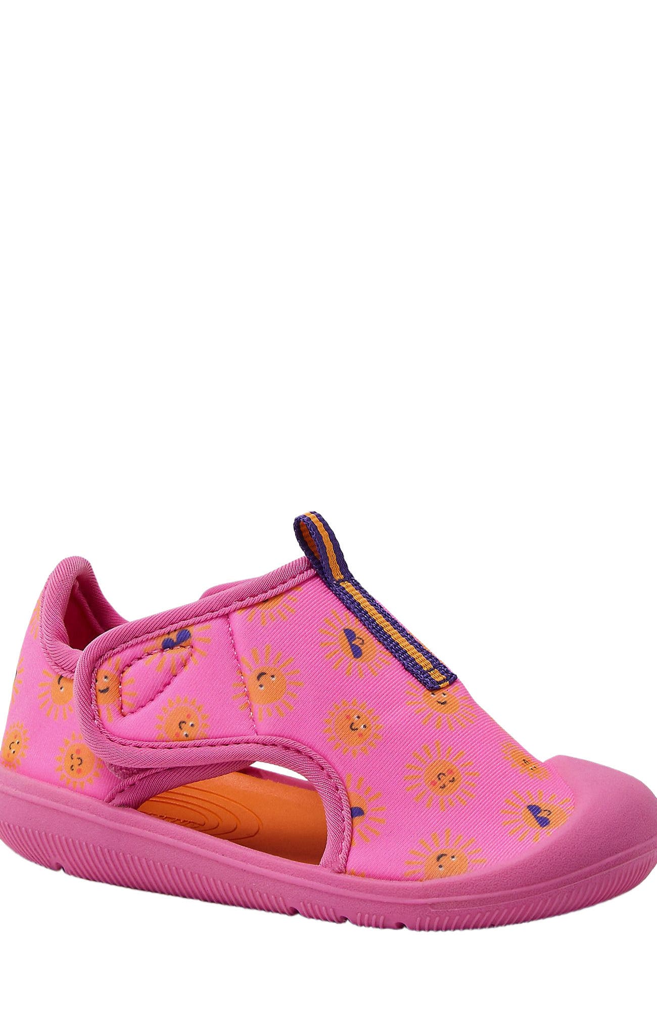 Toddlers Adventurer Water Shoes, Alternate, color, Fun In The Sun Pink
