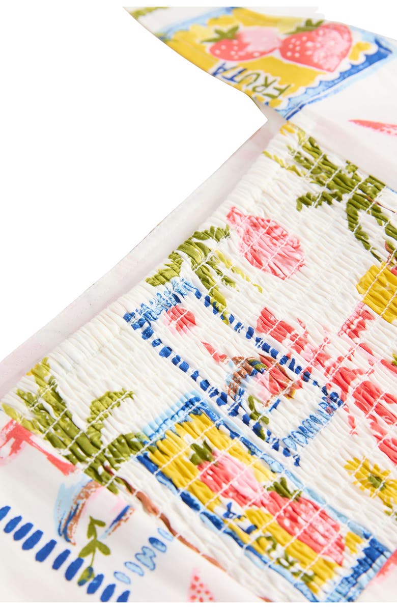 NEXT Allover Print Midi Sundress, Alternate, color, White