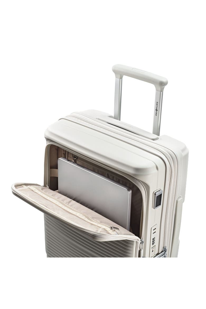 Paralux Global 22" Carry On Spinner Luggage, Alternate, color, Stone Grey