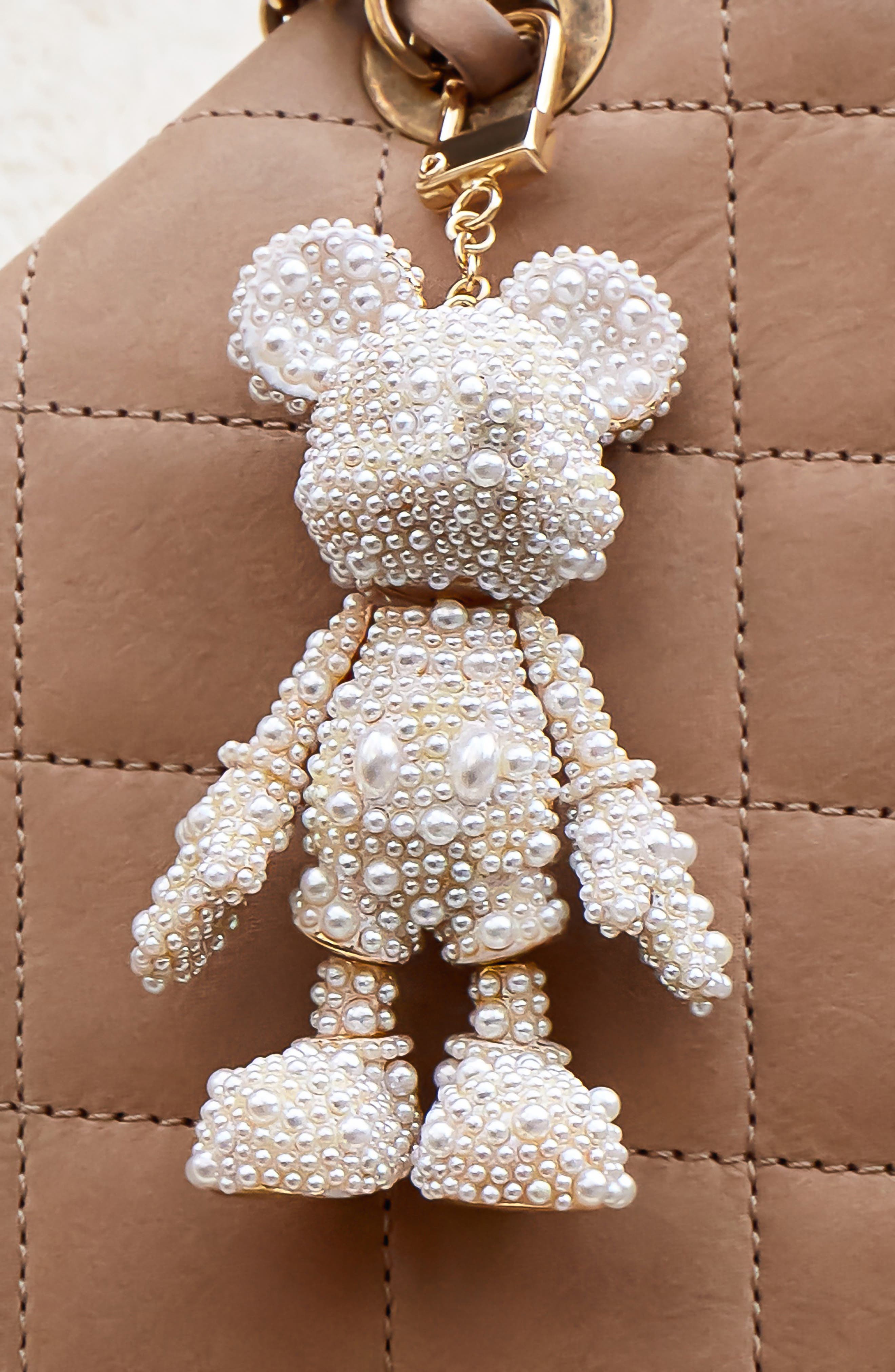 Mickey Mouse Bag Charm, Alternate, color, IVORY