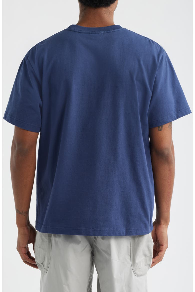 Garden Graphic Organic Cotton T-Shirt, Alternate, color, NAVY