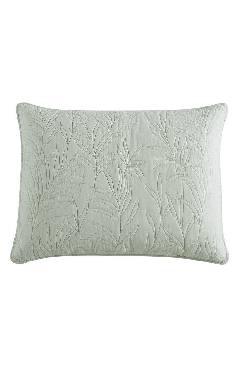 Tommy Bahama Solid Costa Sera Cotton Quilt, Alternate, color, Sage Green