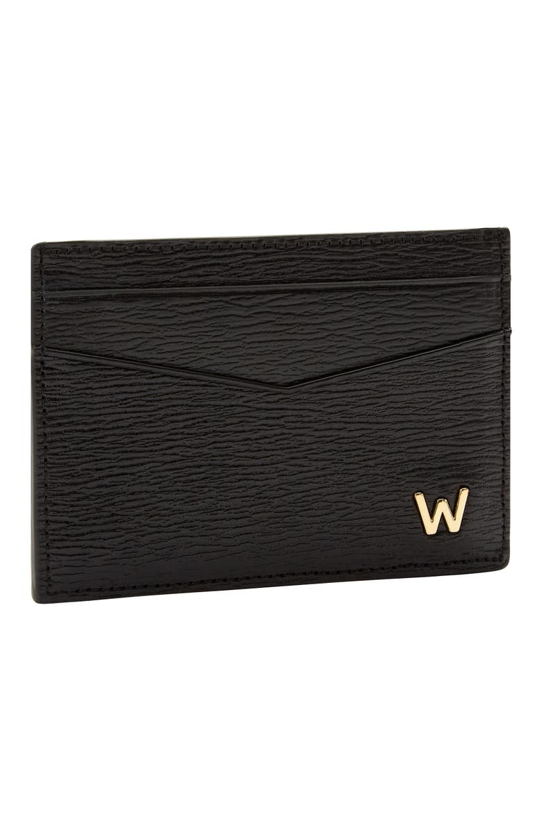 WOLF W Cardholder, Alternate, color, Black