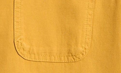 Vans Kids' Lawson Short Sleeve Cotton & Linen Button-up Shirt In Harvest Gold