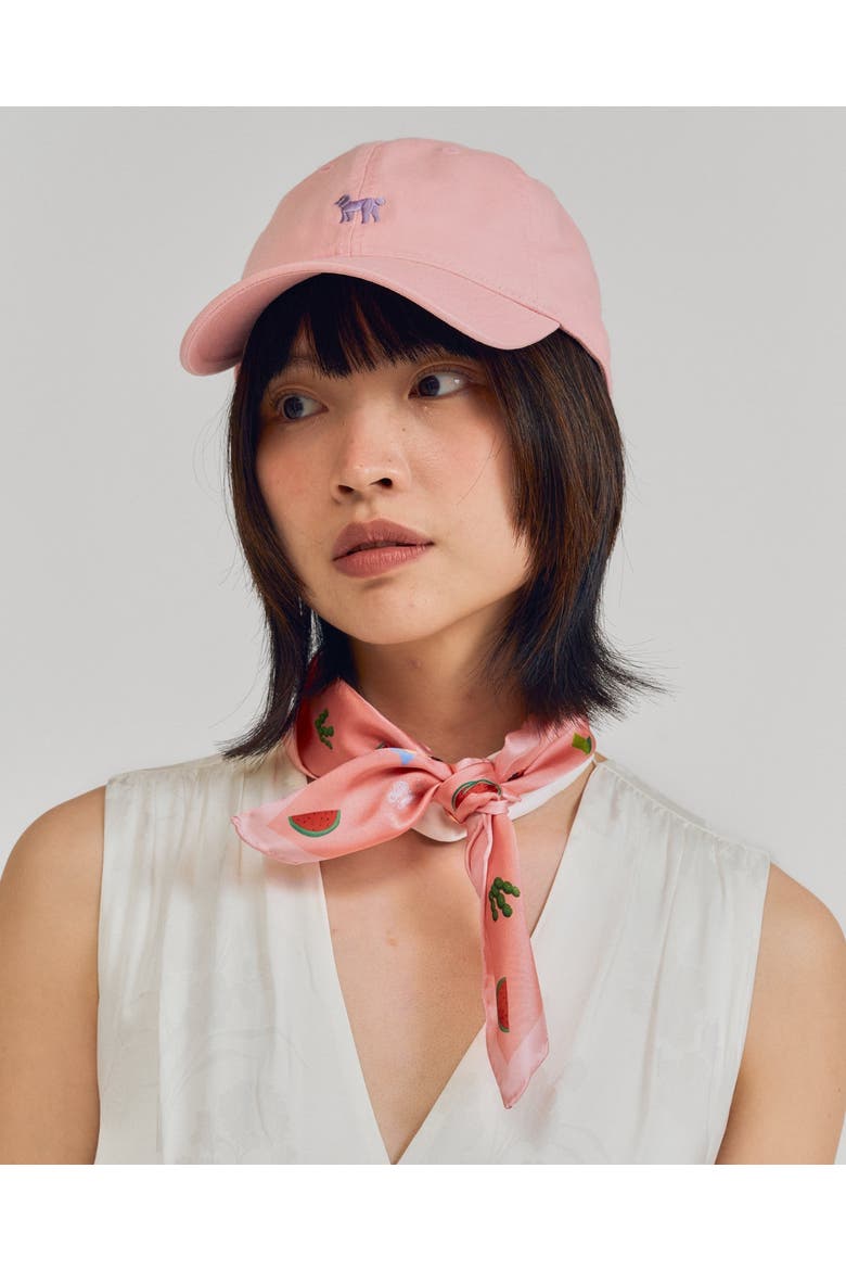 "Pan Pan" Baseball Cap, Alternate, color, Light Pink