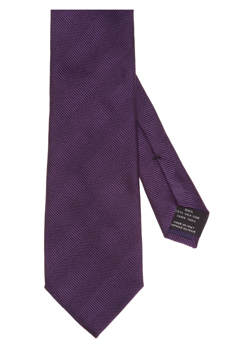 Alternate Silk Tie, Alternate, color, GV800 AUBERGINE