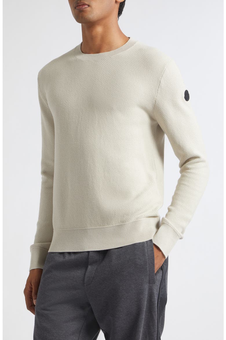 Cotton Crewneck Sweater, Alternate, color, CORNSTALK