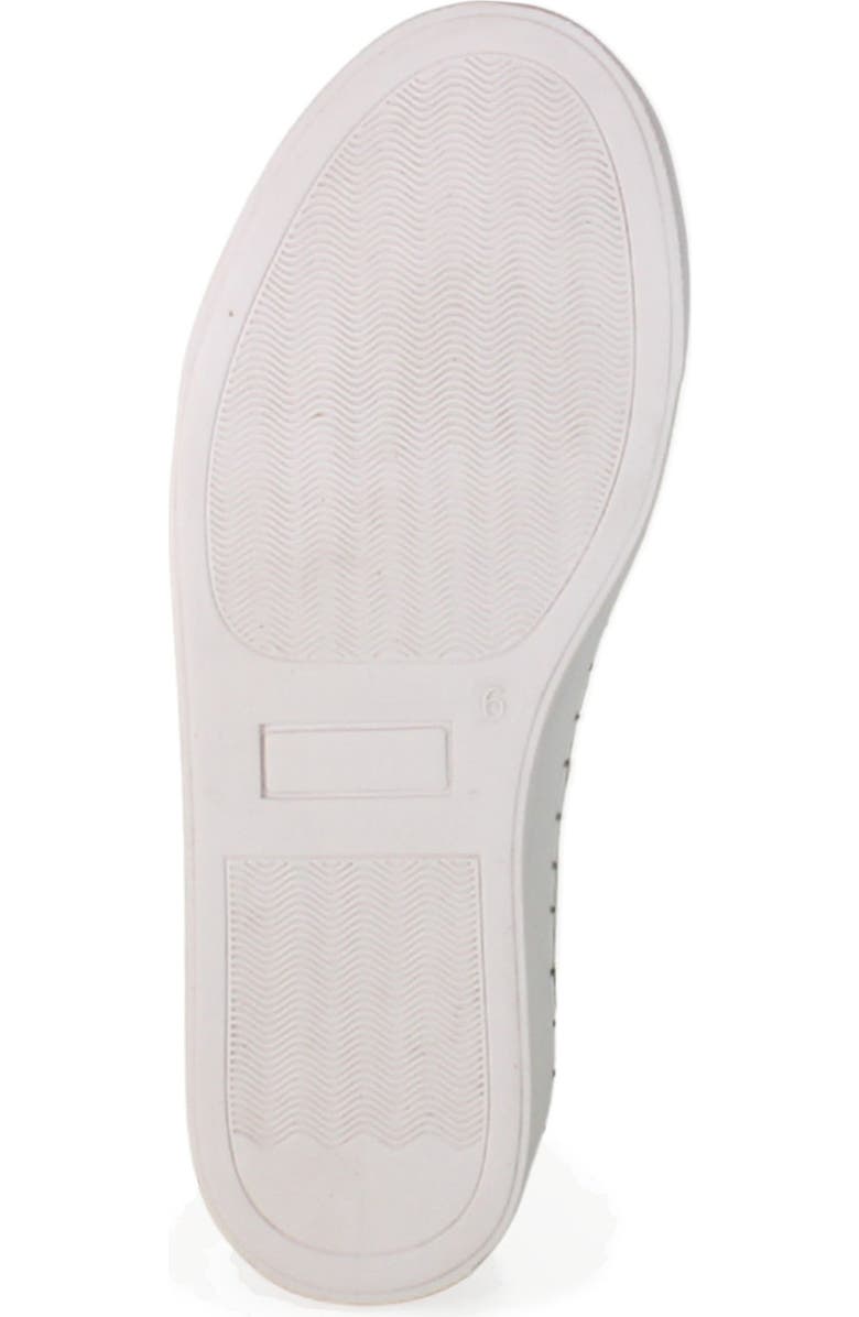 DibaTrue EM BELISH Metallic Leather Lace Up Sneaker, Alternate, color, White