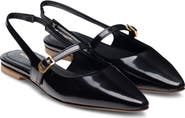 Magnanni Stasia Slingback Pointed Toe Flat