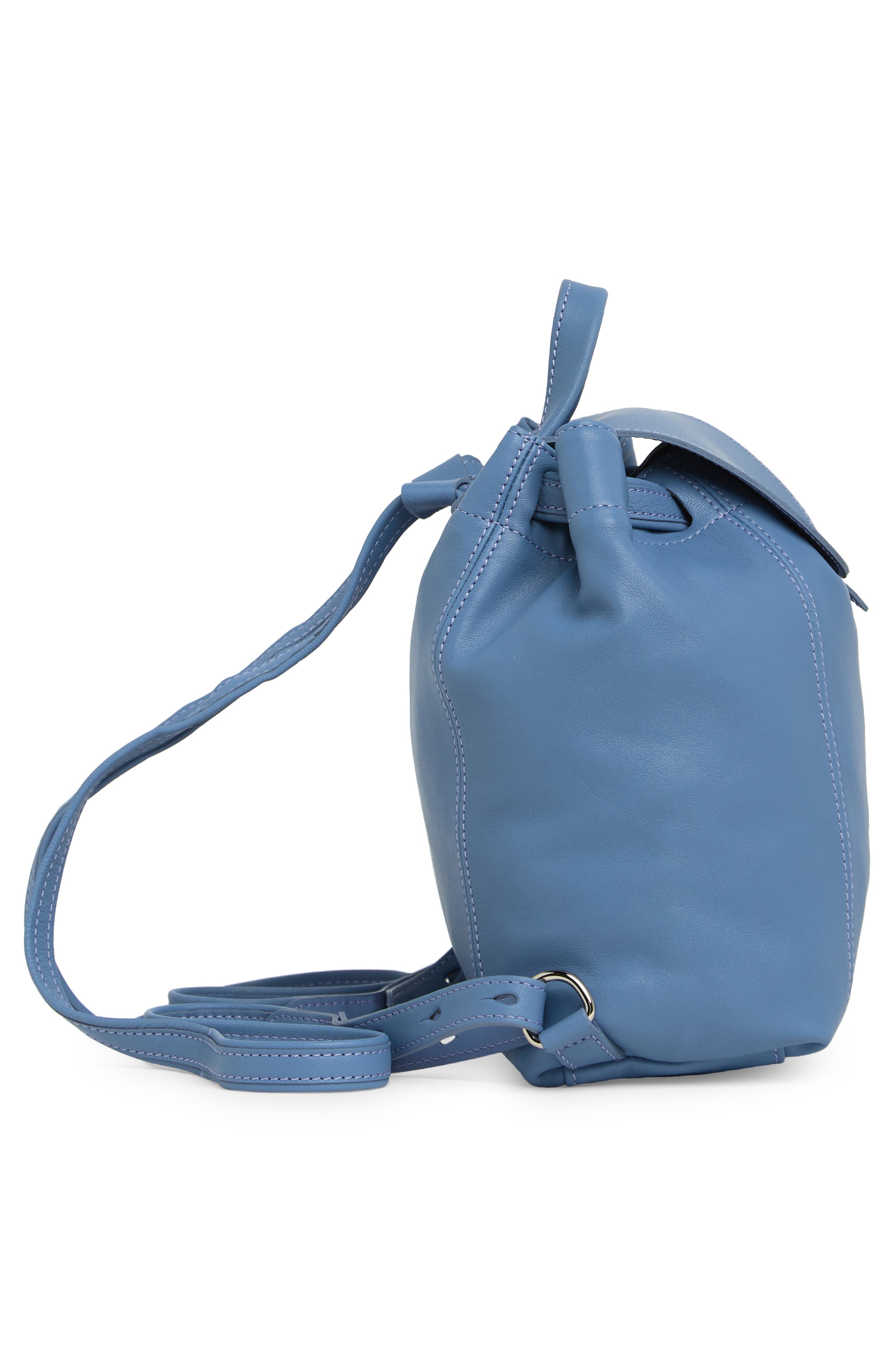 Longchamp Le Pliage Cuir XS Leather Backpack, Alternate, color, 