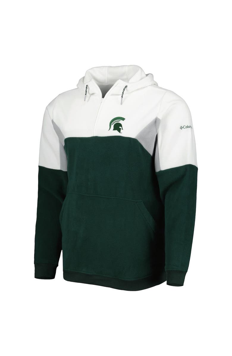 Columbia Men's Columbia Green Michigan State Spartans Lodge Quarter-Zip Hoodie, Alternate, color, Green
