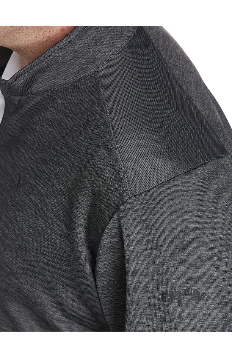 Callaway Big & Tall Weather Series 1/4-Zip Fleece Golf Pullover, Alternate, color, Grey Heather