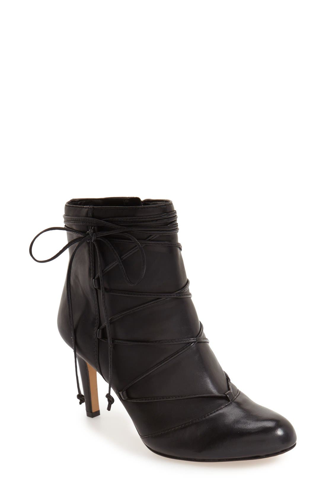 Vince Camuto 'Chenai' Wraparound Lace Bootie, Main, color, 